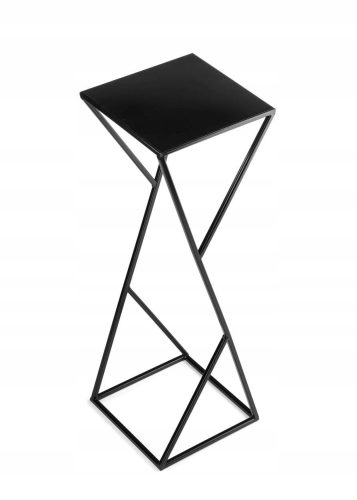 Stalak za cvijeće Loft Industrijski Crni 70 cm