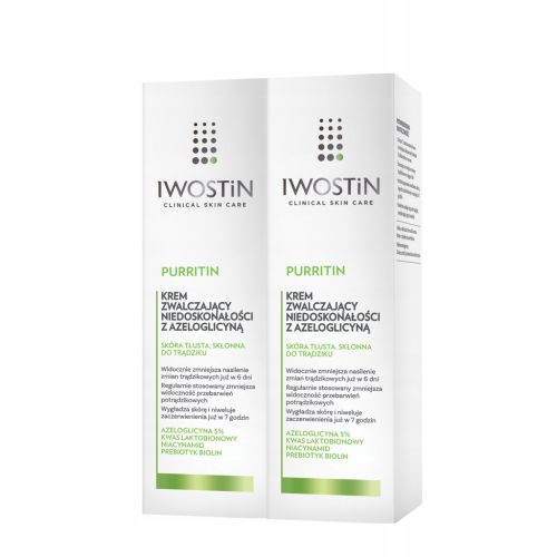 IWOSTIN PURRITIN Krem protiv nesavršenosti s azeloglicinom 40 ml