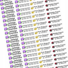  Imena etiketa peglanjem za dijete OZNAKE