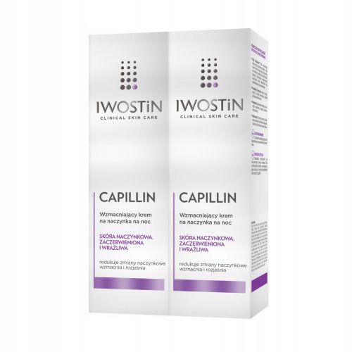 IWOSTIN Capillin Noćni Krema za Jačanje Kože Sklone Crvenilu 40 ml