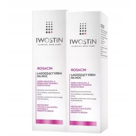   IWOSTIN ROSACIN Noćni krem koji smiruje crvenilo i štiti kožu, 40 ml