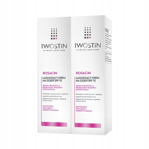 IWOSTIN ROSACIN Dnevna Krema za Osjetljivu Kožu s Rosaceom SPF 15, 40 ml