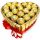  Torta srce od čokolade Merci i Ferrero Rocher