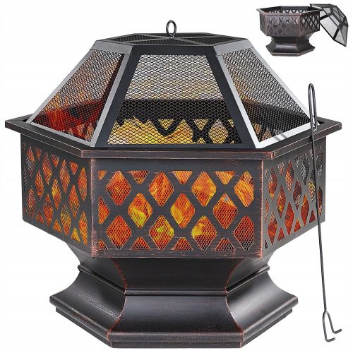  Gardebruk Kamin Fire Bowl Fire Basket Čelik