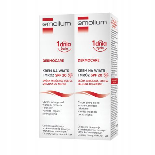 Emolium Dermocare Krem za Zaštitu od Vjetra i Mraza SPF 20, 75 ml