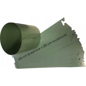  Saksije za cvijeće na kopče, trake, prstenovi 25x25 cm