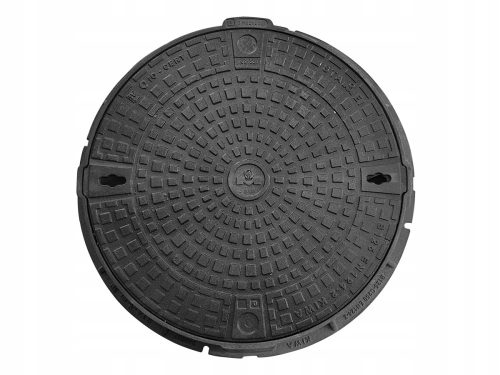 Okrugli otvor za septičku jamu od lijevanog željeza B125 DO600 H=80mm