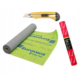   Eurovent Universal Roofing Membrane 135 g/m² Home Pro Windproofing + 18mm Blade Breaker Knife