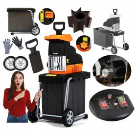 ELEKTRIČNI ROZDRABNJIVAČ GRANA 2800W 44mm XXL FULL OPCIJA