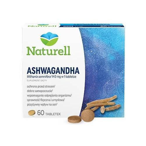 NATURELL Ashwagandha - Prirodni dodatak prehrani s ekstraktom ginsenga - 60 tableta