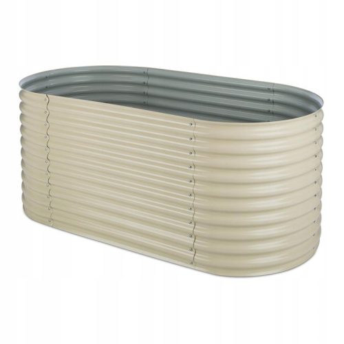  Blumfeldt lonac za cvijeće 100 cm x 200 x 80 cm krem metal
