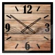 Newthetime-pl zidni sat, nijanse smeđe, višebojni, 50 cm