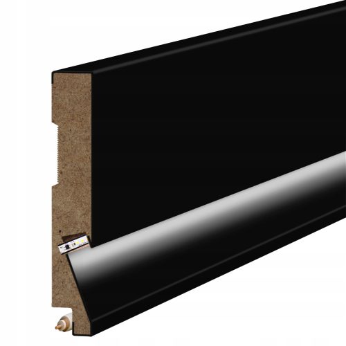 Golddoor MDF traka 16 x 80, dužina 100 cm, crna