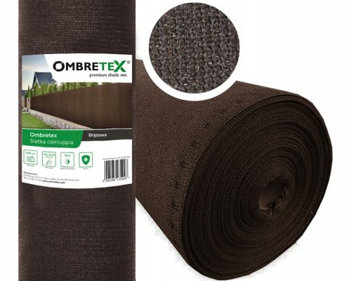 Maskirna mreža za sjenčanje 1,7x50m 95% 200g Smeđa