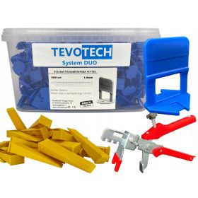 TEVOTECH stezaljke/kopče za izravnavanje pločica 601 kom.