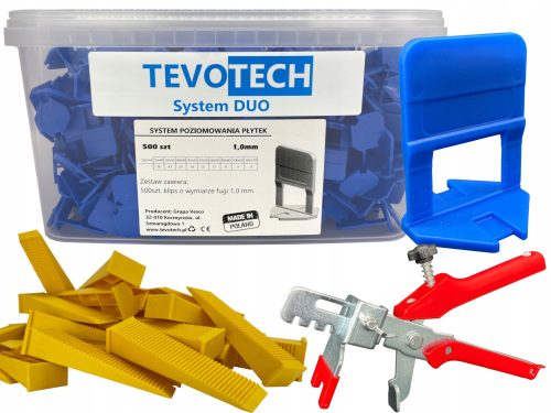 TEVOTECH stezaljke/kopče za izravnavanje pločica 601 kom.