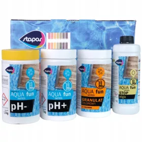   Pool Care Essentials - Aqua Fun Stapar 5-in-1 Pool Maintenance Kit