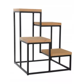   Stalak za cvijeće u stilu loft s kaskadnim cvjetnim aranžmanom 65 cm metalni