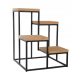 Stalak za cvijeće u stilu loft s kaskadnim cvjetnim aranžmanom 65 cm metalni