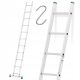 Aloss ljestve 5 m aluminijske 1 x 11 do 150 kg