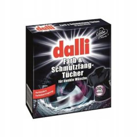    DALLI maramice za pranje tamne tkanine protiv bojenja odjeće, 10 kom