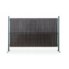 Poklopac za ogradne panele 123 x 250 cm smeđi