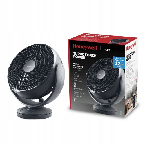 Honeywell HF715BE podni ventilator crne boje