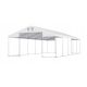 Vrhunski vrtni paviljon - Krov za šator 5x10 DAS navlaka 560 g/m2 PVC