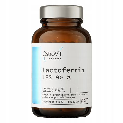 OstroVit Pharma Laktoferyna LFS 90% s Inulinom i Vitaminom C - 60 Kapsula
