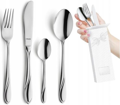 Set za jelo Amefa Whisper 1405, nehrđajući čelik, bez nikla, sjaj, 32 kom.