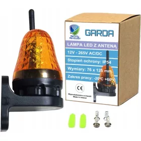   Lampa za automatska klizna vrata s LED signalizacijom i antenom za daljinsko upravljanje