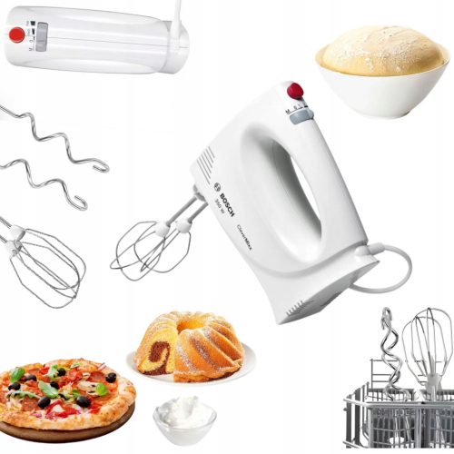  Bosch MFQ3030 ručni mikser 350 W Turbo, 4 brzine, 4 turbo vrha, lagan