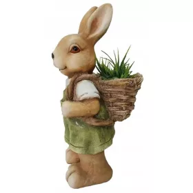  ZEKO SA KOŠAROM FIGURICA DEKORACIJA ZA VRT