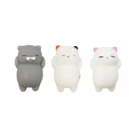 Squishy mačke - set od 3 antistres mačke za stiskanje