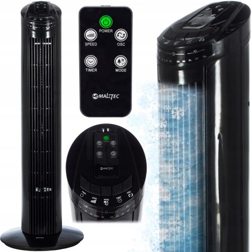 Elegantni stojeći kolumni ventilator MalTec WK180WT s daljinskim upravljačem Elegantni i funkcionalni stojeći kolumni ventilator MalTec WK180WT je savršeno rje