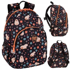   Dječji ruksak CoolPack Toby Capybara s cvjetnim uzorkom i kapibarama