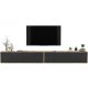 Viseći TV stalak Loft Komoda s ladicama 300 cm Black MAT