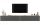 Hanging TV Stand and Loft TV Cabinet, Graphite MAT, 300 cm