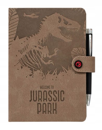 Jurassic Park A5 bilježnica s crtama i svjetlećom olovkom