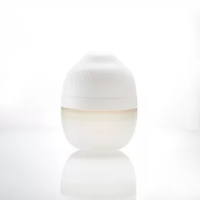   Mombella Silikonska bočica protiv kolika za novorođenče oblika dojke Ivory 120 ml