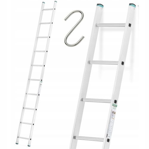 Više ljestve 4,3 m aluminijske 1 x 10 do 150 kg
