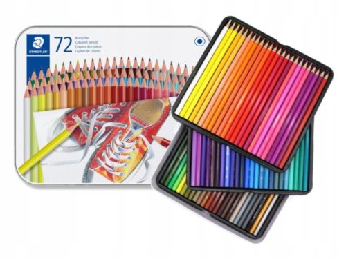 Staedtler kreda u metalnoj kutiji 72 boje