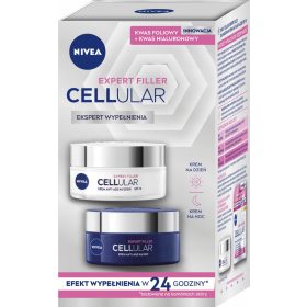   Nivea Hyaluron Cellular Filler kozmetički set, dnevna krema i noćna krema