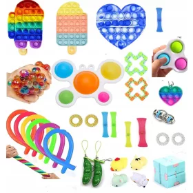  VELIKI SET SREDSTAVA ZA SMIRIVANJE STRESA FIDGET IGRAČAKA 32