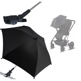  Kišobran za dječja kolica Titanium, 70 cm, crni