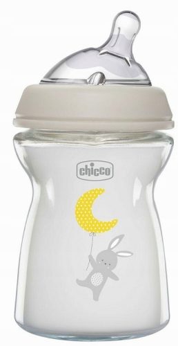 Chicco NaturalFeeling staklena bočica 0m+ 250ml