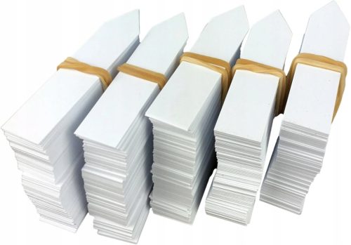 Etikete za utikače od PVC-a 16x100mm bijele 100 komada