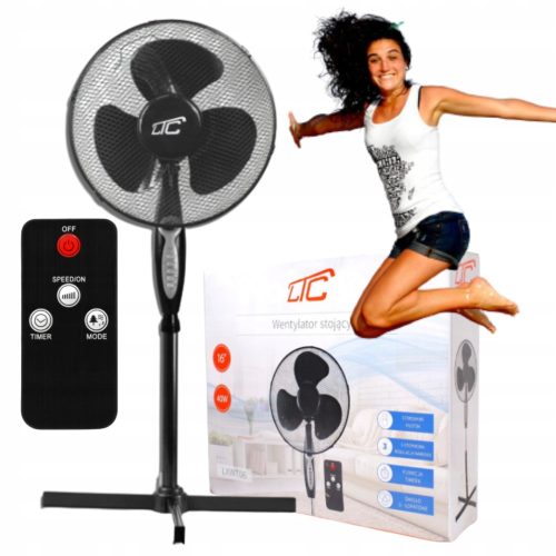 LTC WT06 podni ventilator crni
