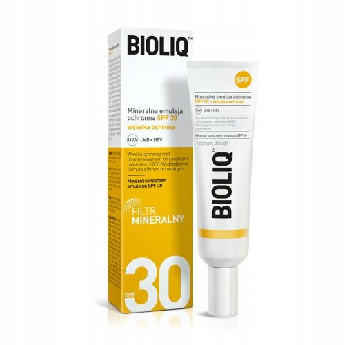 BIOLIQ Mineralna zaštitna emulzija SPF 30 za lice, 30 ml