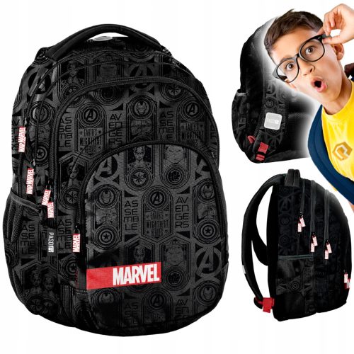 Avengers Paso školski ruksak s više odjeljaka crni